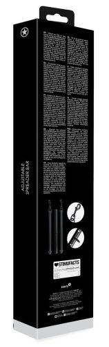 Spreaderiron – állítható nyakkendőpánt fekete 96 cm