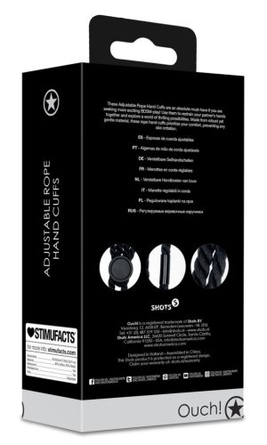 ROPECUFFS – elegáns csukló bilincsek prémium élményhez