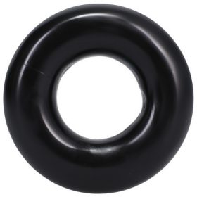 The Donut 3X – prémium fekete péniszgyűrű 22 mm