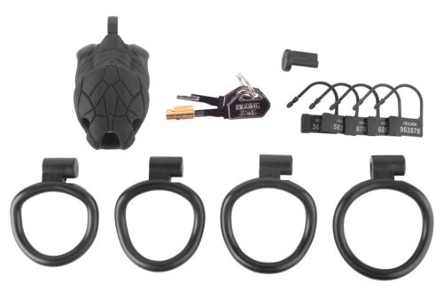 Black Python Cage M – prémium, érzéki maszturbátor