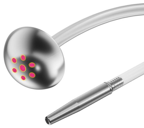 Jet Shower - vízálló anális dugó 20,5 cm, 7 mm átmérőjű