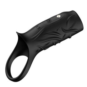   Extivibe – vibráló maszturbáló hüvely, fekete, prémium élmény