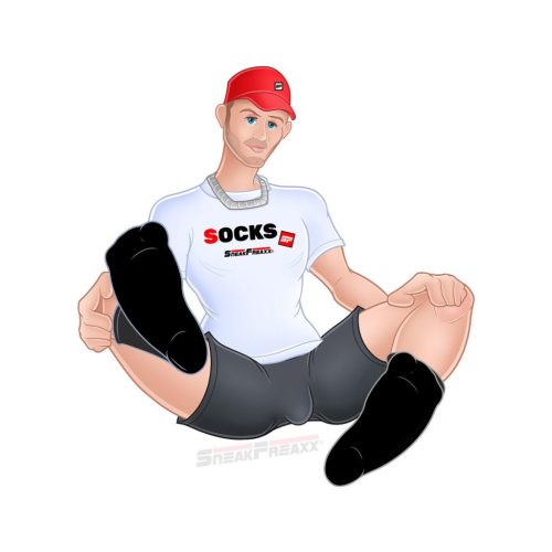 Fekete-fehér, rövid zoknik — stílusos és kényelmes választás