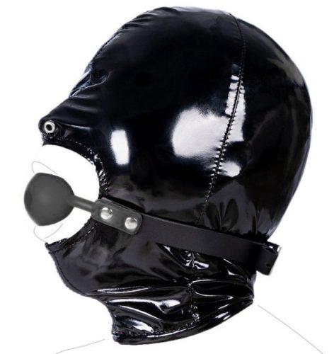 Enjoy Gag – fekete golyóhúzó, prémium intim élményhez