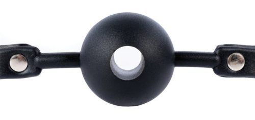 Enjoy Gag – fekete golyóhúzó, prémium intim élményhez