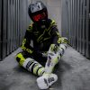 High Mx Socks Sk8erboy – stílusos fehér-fluo-fekete zokni
