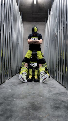 High Mx Socks Sk8erboy – stílusos fehér-fluo-fekete zokni