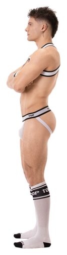 Prémium fehér jockstrap – stílusos férfi alsónemű