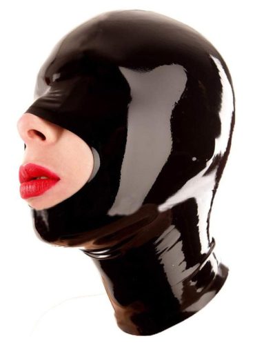 Openose Black – prémium latex maszk érzéki védelemhez