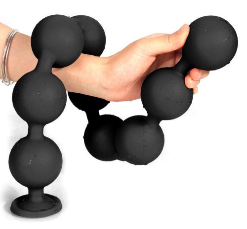 Nocty Balls M – prémium fekete intim gömbök 55 x 4,5 cm