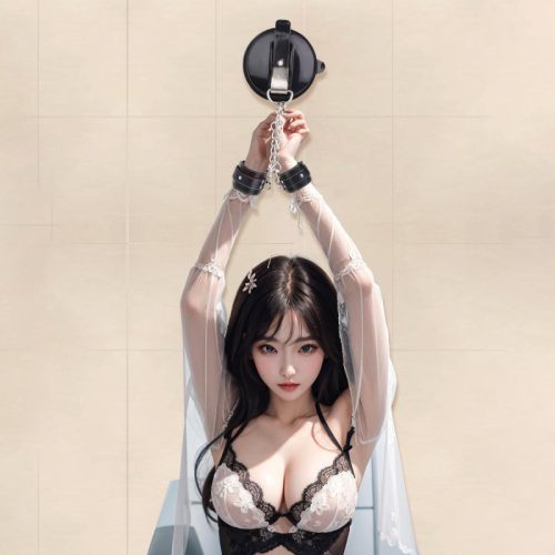 Strongcup - piros kézi bilincs tapadókoronggal