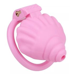 Shellina ketrec 6,5x4,5 cm rózsaszín