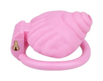 Shellina ketrec 6,5x4,5 cm rózsaszín