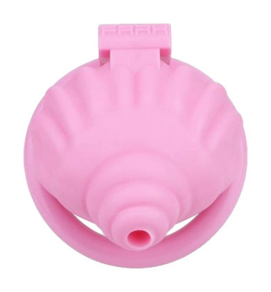 Shellina ketrec 6,5x4,5 cm rózsaszín