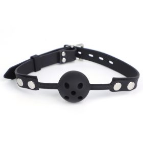 BREATHFIVE 40mm – fekete piercinges golyós szling