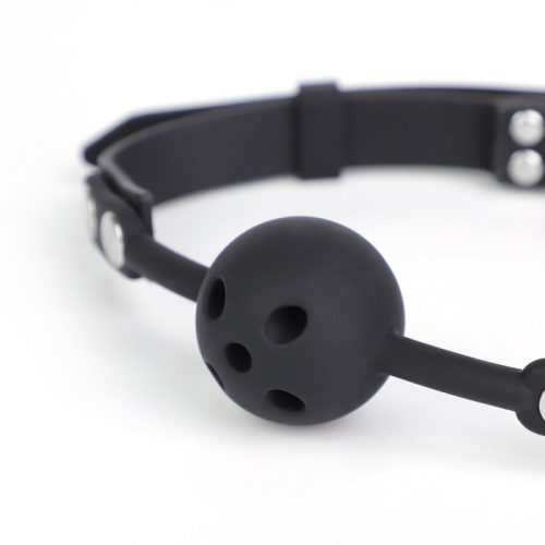 BREATHFIVE 40mm – fekete piercinges golyós szling