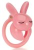 Rózsa színű prémium nyúlketrec 4,5 x 3 cm