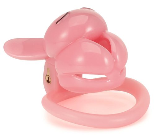 Rózsa színű prémium nyúlketrec 4,5 x 3 cm