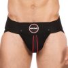 Rokk Black-Red – prémium férfi jockstrap intim kényelemhez