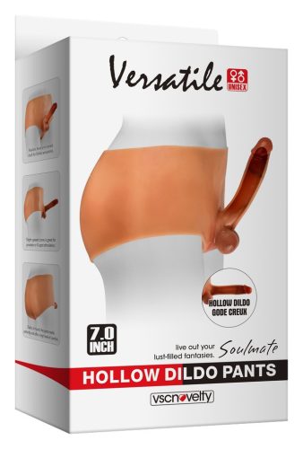 Boxitup üreges strap-on – 16 cm-es vibráló dildó