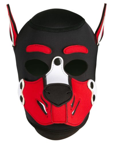 Red Husky Hood – érzéki vérvörös maszk az intimitásért