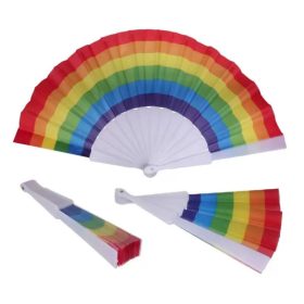 PRIDE - szivárványos anyagú ventilátor