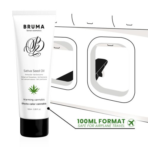 BRUMA - Melegítő csuszanó zselé kannabisz ízben 100 ml