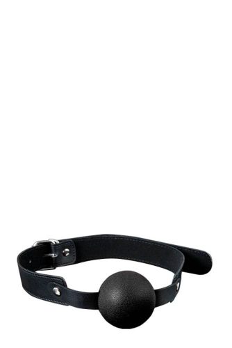 GP Silicon solid Ball Gag Negru