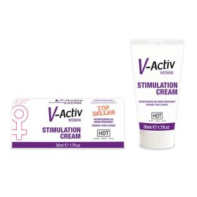 Cremă de stimulare HOT V-Activ pentru femei 50 ml