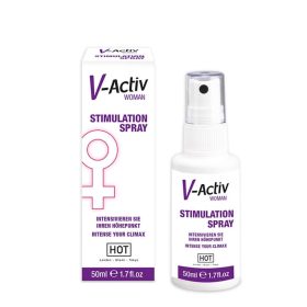Spray de stimulare HOT V-Activ pentru femeie 50 ml