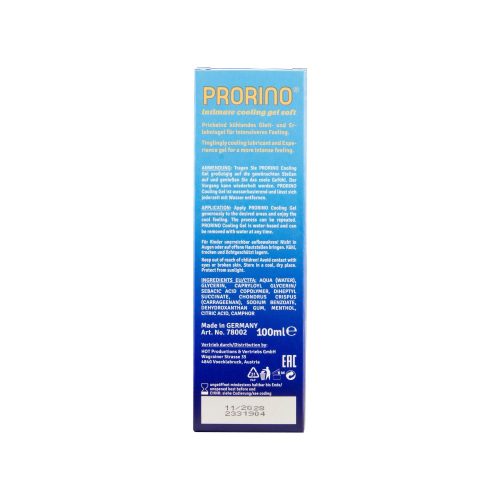 Gel răcoritor PRORINO "moale" 100 ml