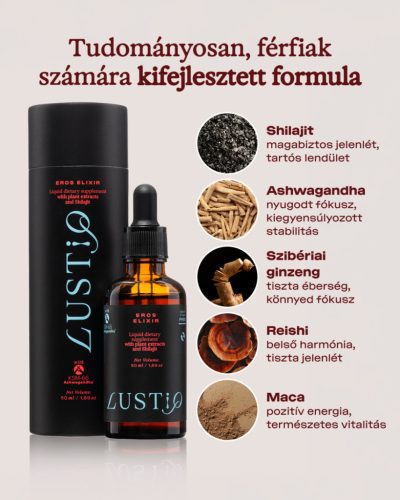 Lustiq Eros Elixir – a férfi energia esszenciája