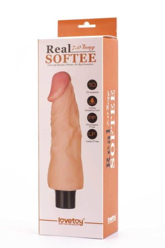 Dildo vibrant Real Softee de 7" 1