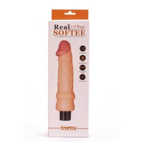 Dildo vibrant Real Softee 2 de 7,8"