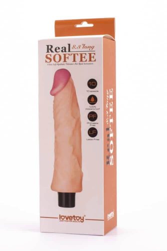 Dildo vibrant Real Softee 3 de 8,3"