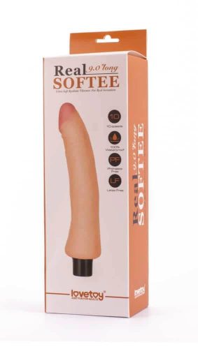 Dildo vibrant Real Softee 5" de 9"