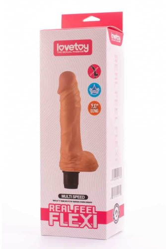 Vibrator de 9" Real Feel Flexi Multi Speed 1
