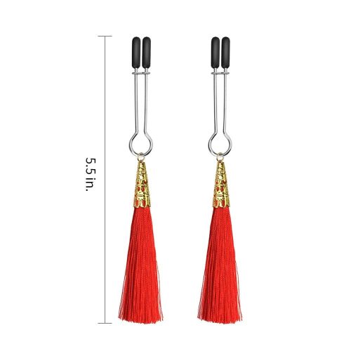 Glamour Tassel Clema pentru Sfârcuri Roșii
