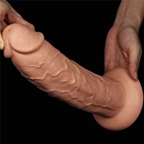 11'' Carne realistă lungă cu dildo