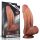 10" Silicon dual-layered Nature Cock Brown_B0O50_3