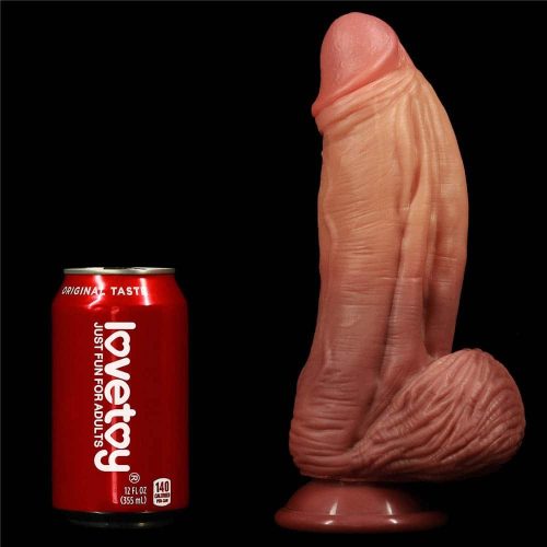 10" Silicon dual-layered Nature Cock Brown_B0O50_3