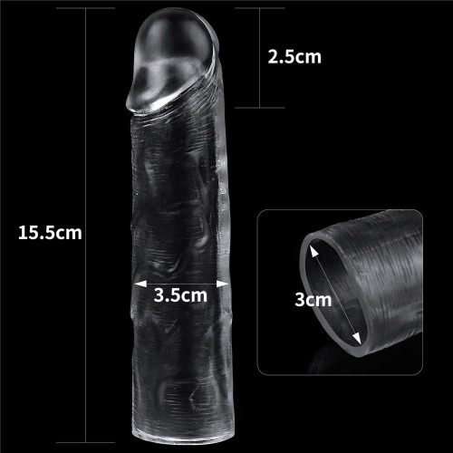 Sleeve transparent pentru penis impecabil Adaugă 1''