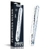 Dildo dublu transparent impecabil de 12''