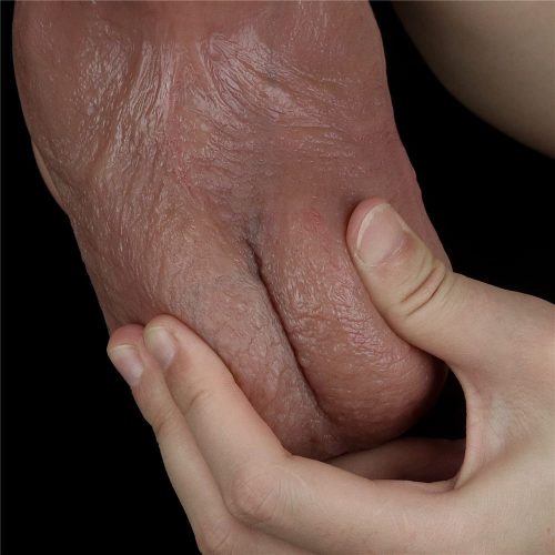 Penis natural din silicon dublu de 10,5''