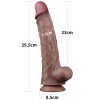 Penis din silicon cu două straturi de 11,5''