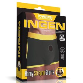 Pantaloni scurți strapon Horny XS/S (talie 28 - 32 inch)