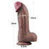 11'' Penis din silicon cu două straturi XXL