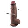 Penis din silicon cu două straturi de 12'' XXL