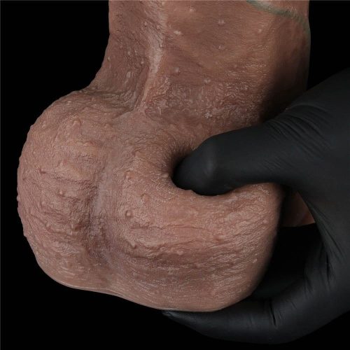 Penis din silicon dual layer de 13'' XXL