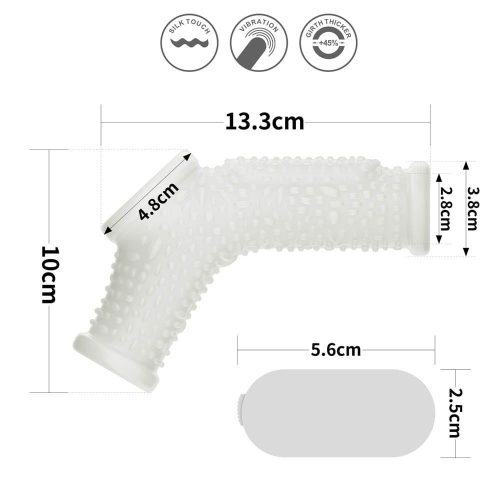 Inel Cavalerilor cu picură vibrantă și mânecă pentru scrot (Alb)